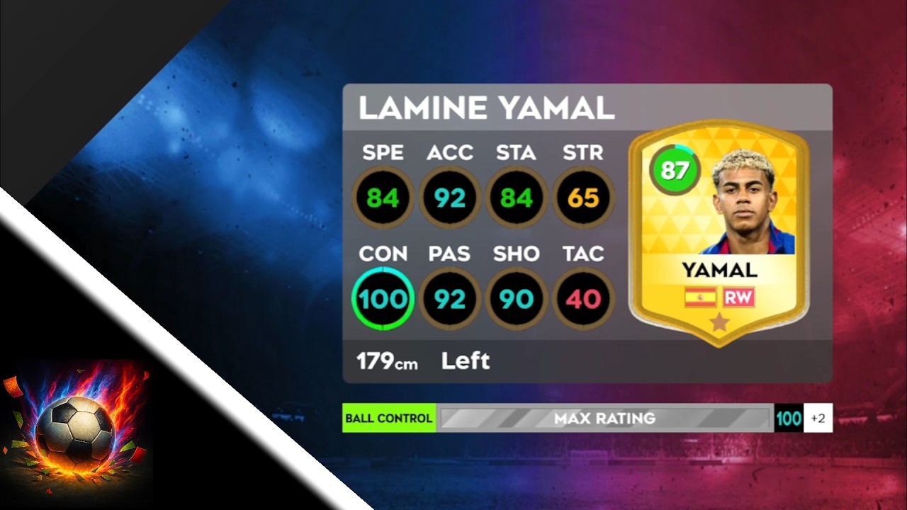 DLS 26 ⭐ | UPGRADE MAX LAMINE YAMAL (86) 💥