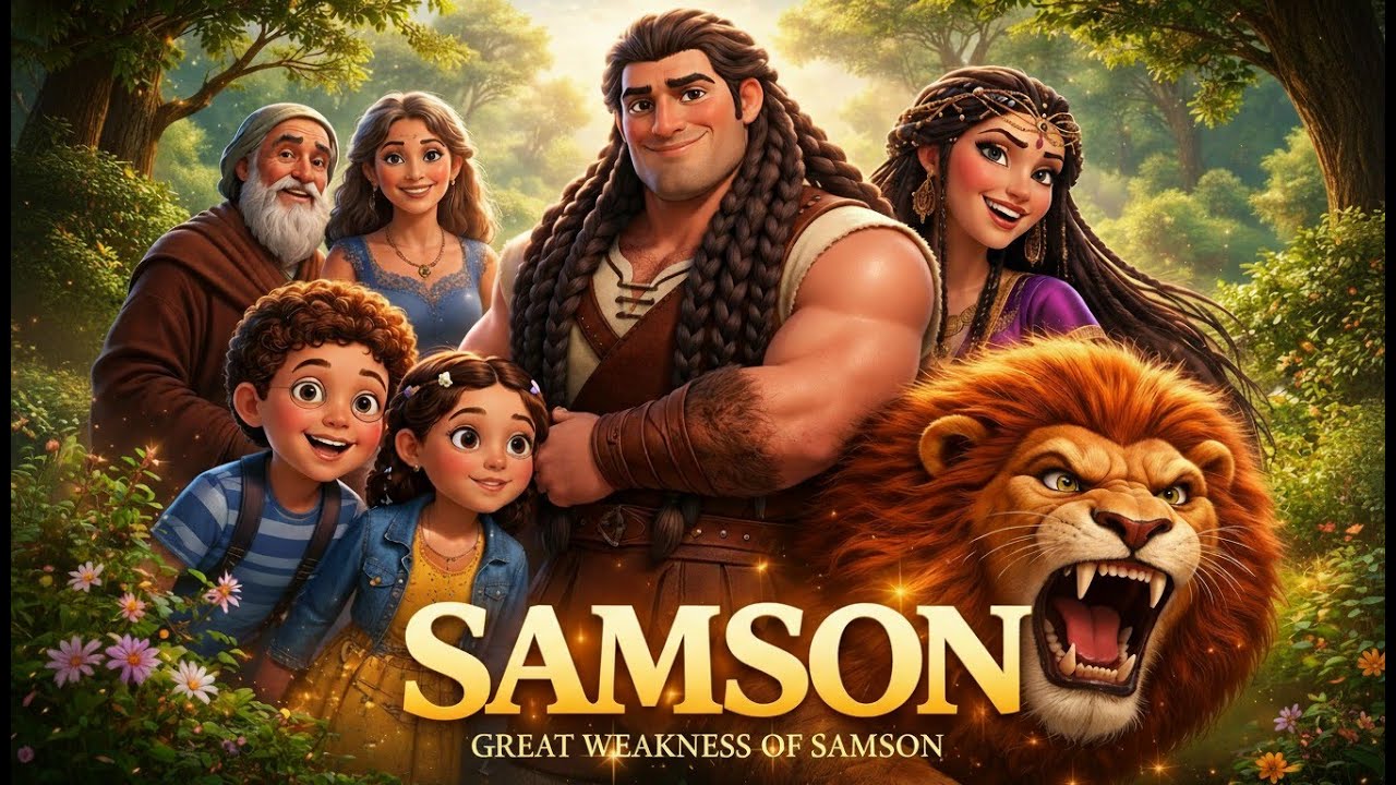 Samson: The Strongest Man in the Bible | 3D Disney-Pixar Style Bible Stories | The Portal Series