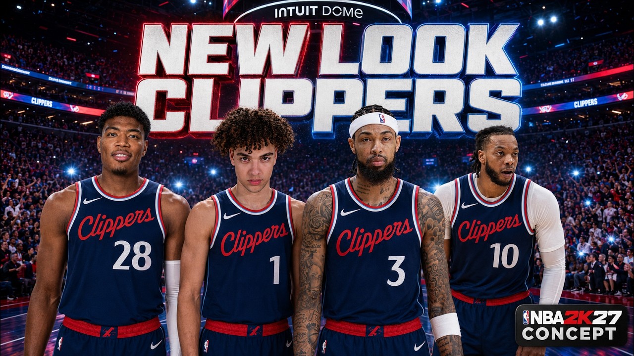 🔥ОБНОВЛЕННЫЕ CLIPPERS ПРОСТО БОМБА! Гарленд и Ингрэм🏀Концепт NBA2K27🏀
