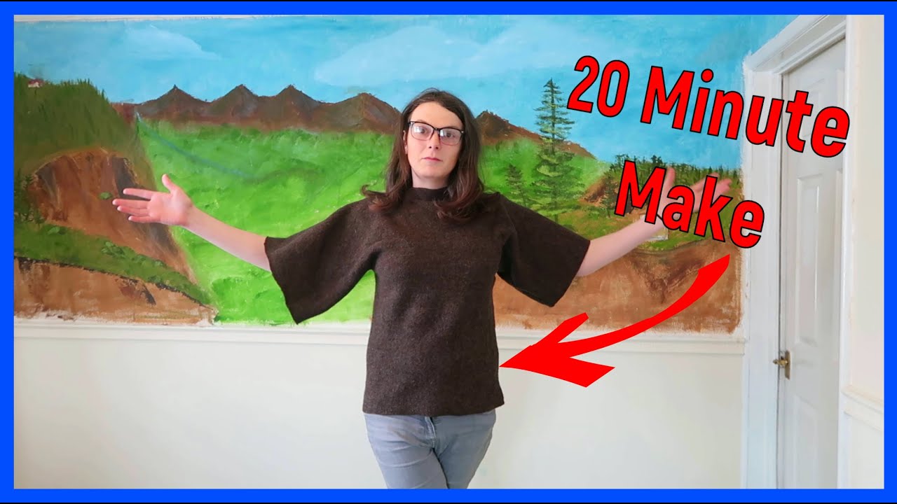 Historic Costuming: Beginners Bronze age top in 20 Minuets