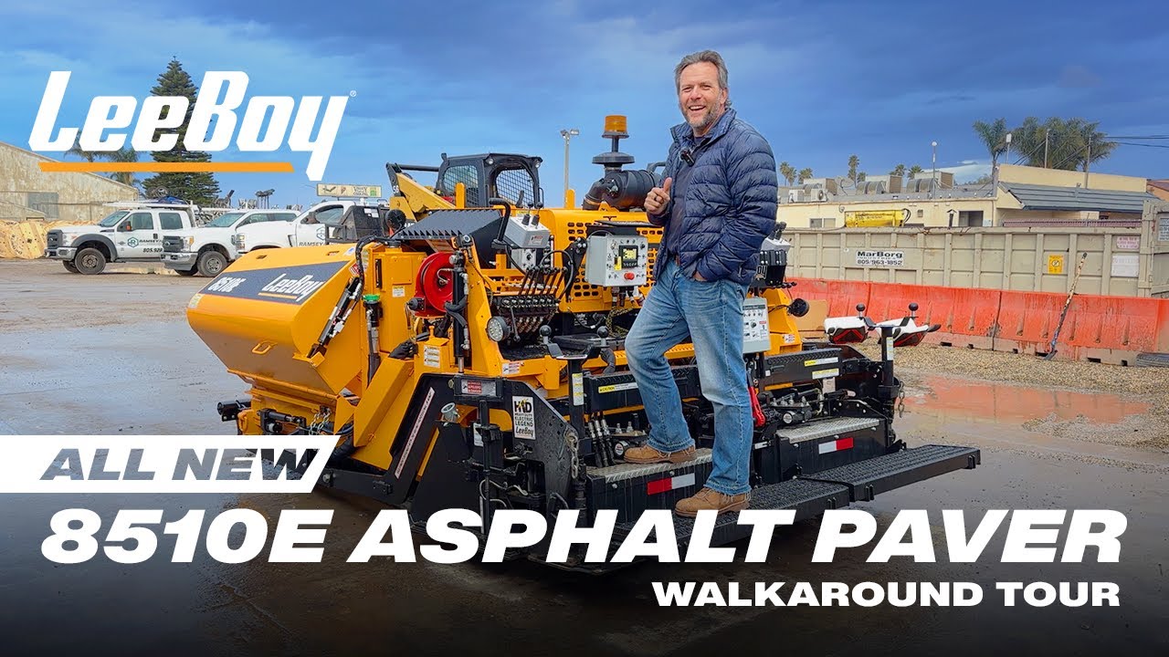 All New Custom LeeBoy 8510E Asphalt Paver Walkaround Tour | EP 10