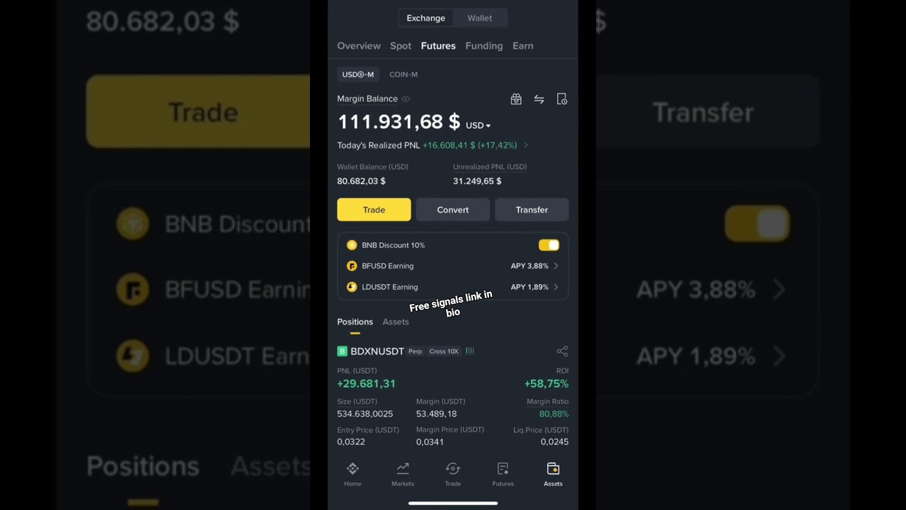 $31000 profit BDXN Trade on Binance: #shorts #trading #btc #binance #crypto #bitcoin #BDXN