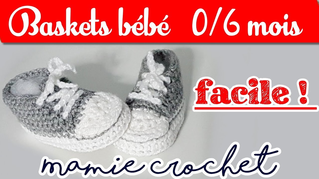 Pas à pas Basket pour bébé de 0 à 6 mois facile et rapide au crochet @Mamie Crochet
