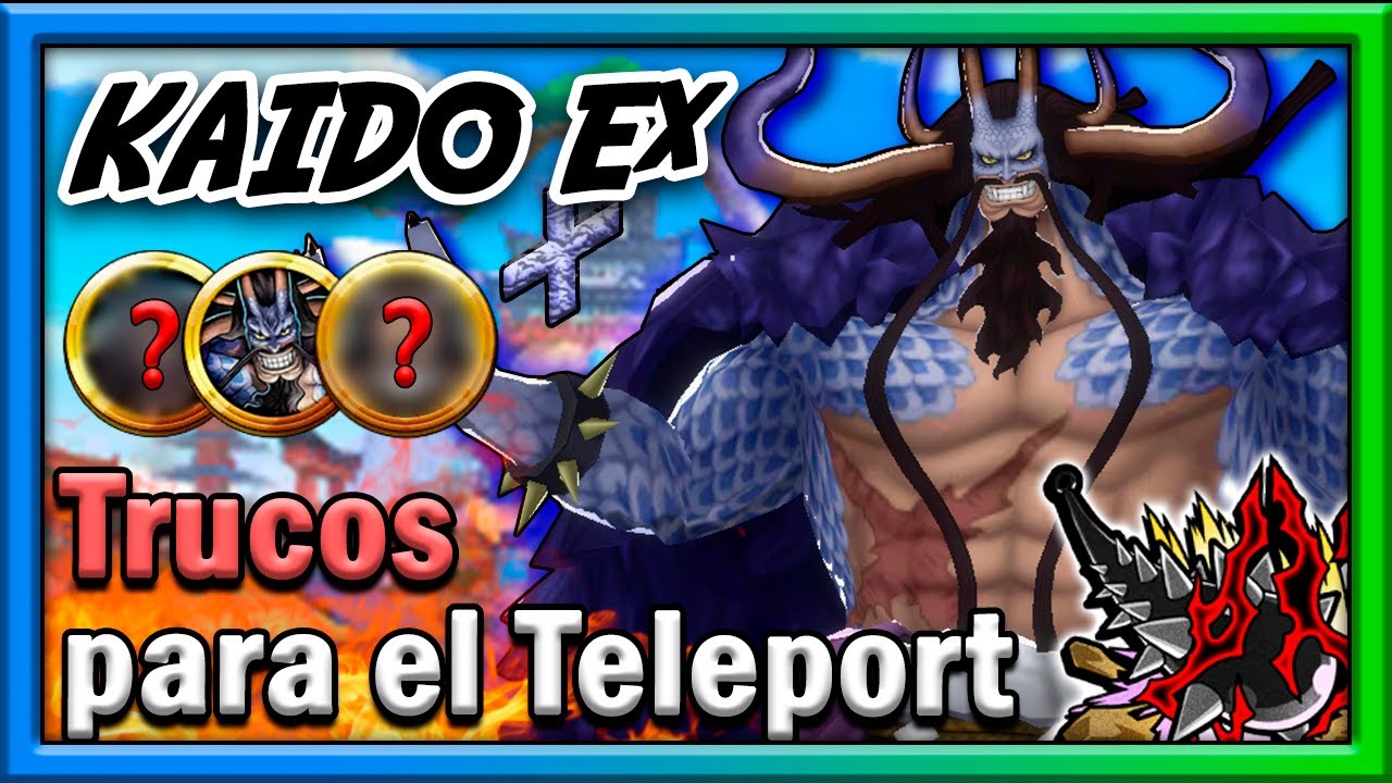 [GUIA 🔥] TELETRANSPÓRTATE donde quieras con Kaido Hibrido! y Set de medallas | One Piece Bounty Rush