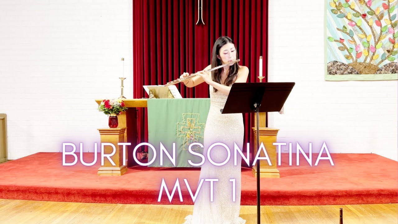 Burton - Sonatina for Flute and Piano mvt. 1, Jennifer Jo