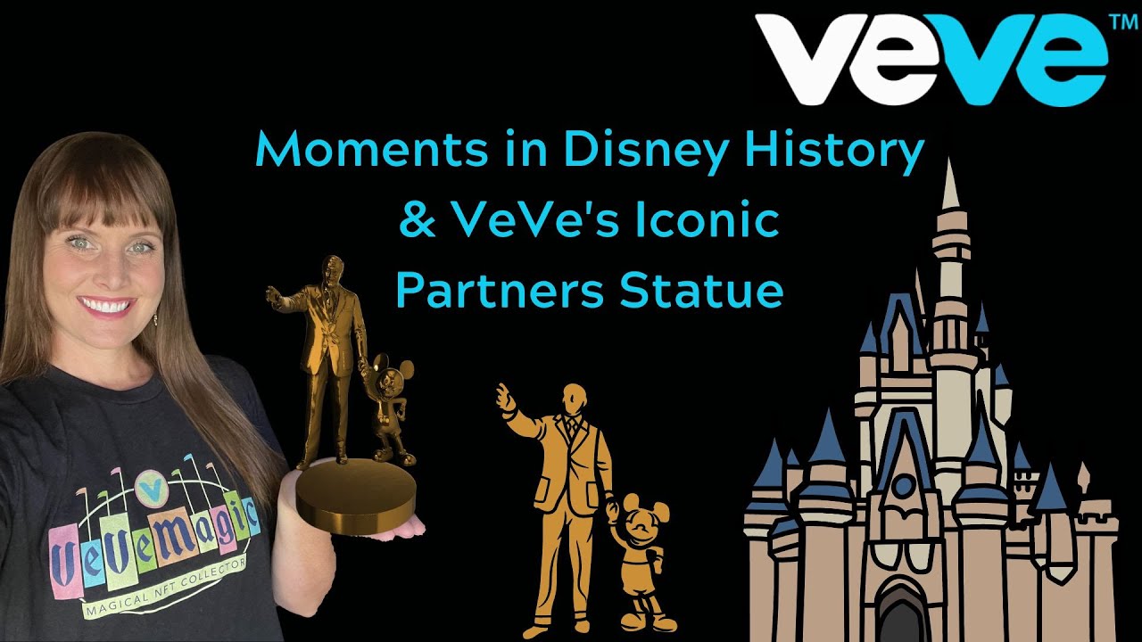 Moments in Disney History & VeVe's Iconic Partners Statue Digital Collectible