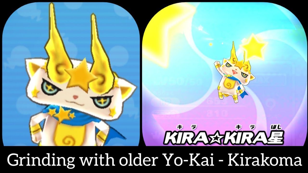 Grinding with older Yo-Kai - Kirakoma | Yo-Kai Watch Puni Puni