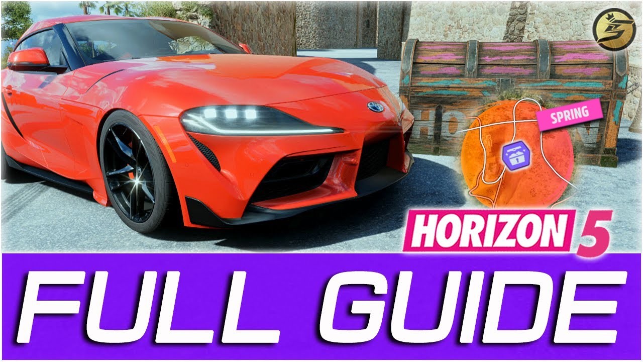 Forza Horizon 5 TREASURE HUNT SUPRAMAN FH5 Treasure Hunt Chest Spring Festival Playlist