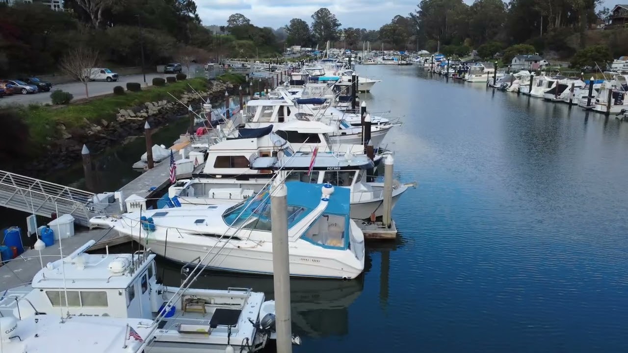 Santa Cruz Harbor Drone Video