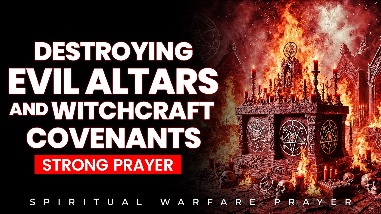 Strong Prayer To Tear Down Evil Altars And Destroy Witchcraft | Spiritual Warfare Prayer