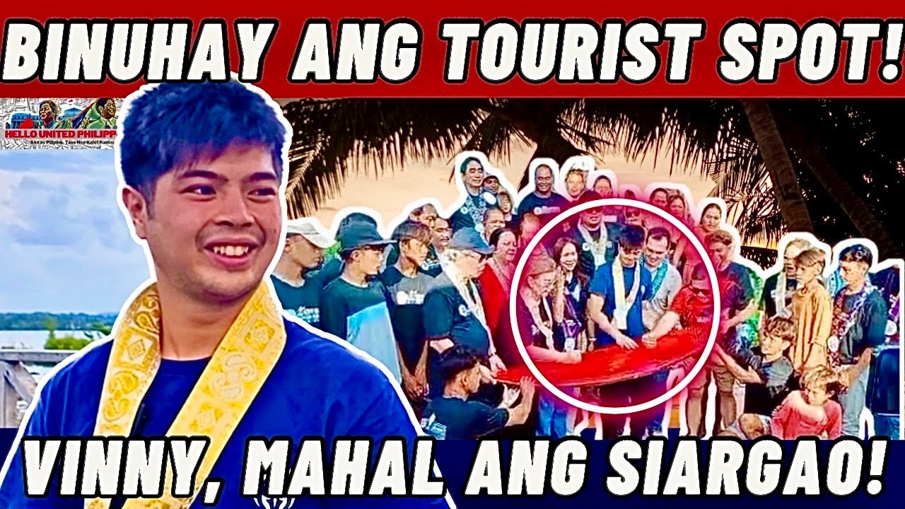 Vinny Marcos, Pinaayos ang Nasirang Tourist Spot sa Siargao!👏🏼