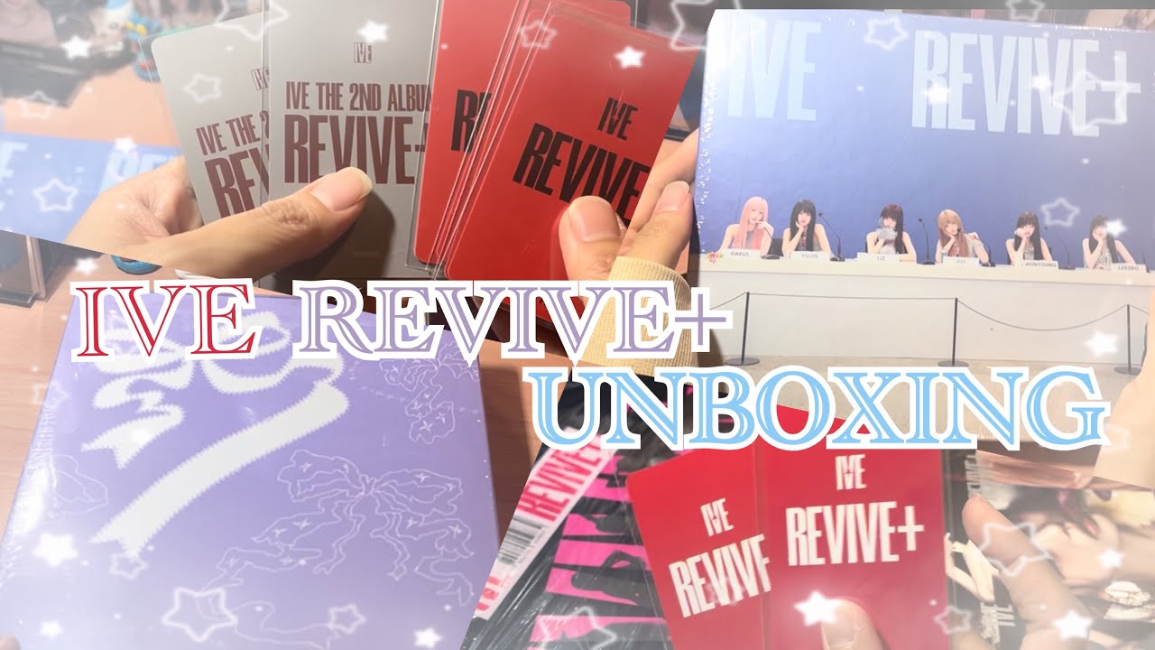 IVE 「REVIVE+」Unboxing/ Japan pob/ IVEアルバム開封動画/タワレコとソニミュ特典紹介/ ガウルピンクモリ最高🐿️💓ラムランズ来て🥺
