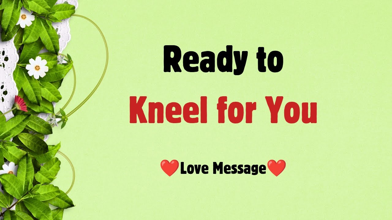 Ready to Kneel for You, My Queen 💛 | This Is Me Choosing You Publicly | A Love Without Fear