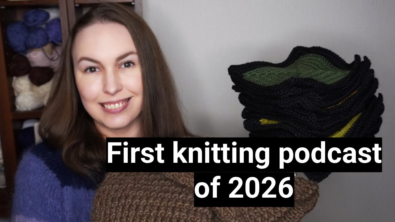 First Knitting Podcast of 2026 | Starting my Stash Down and Yarn Low Buy Year 2026