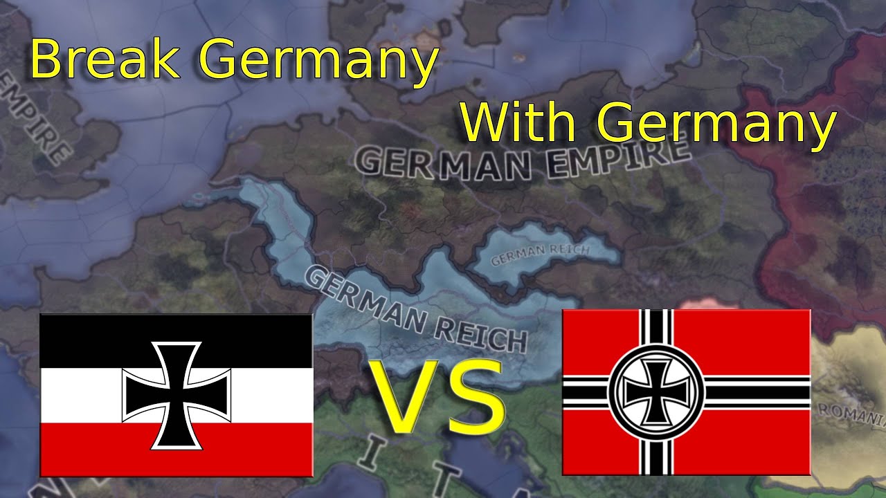 Hoi4: Breaking Germany, making a regular conquest game go completely Bonkers!