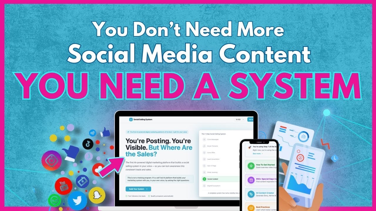WHY YOUR SOCIAL MEDIA ISN’T WORKING: The Social Selling System Built on What Actually Works