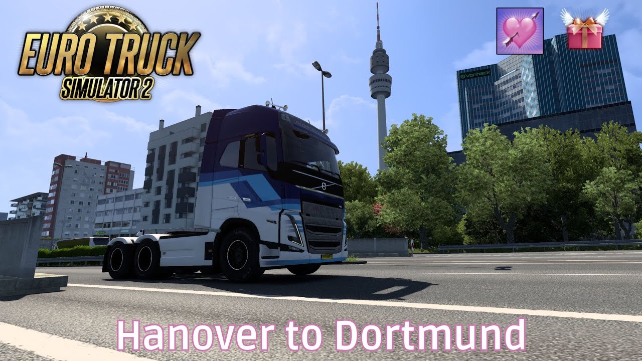 Hanover to Dortmund - #CupidsExpress - Volvo FH5 - #EuroTruckSimulator2