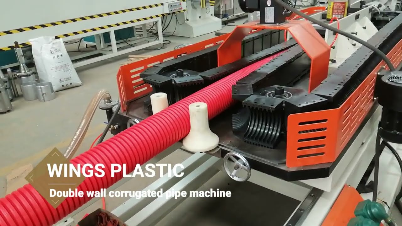 Double Wall Corrugated Pipe Making Machine Plastic DWC Pipe Machine