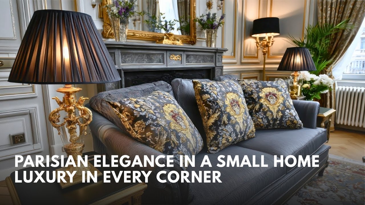 Parisian Elegance in a Small Home  Chic Simplicity with a Luxurious Touch