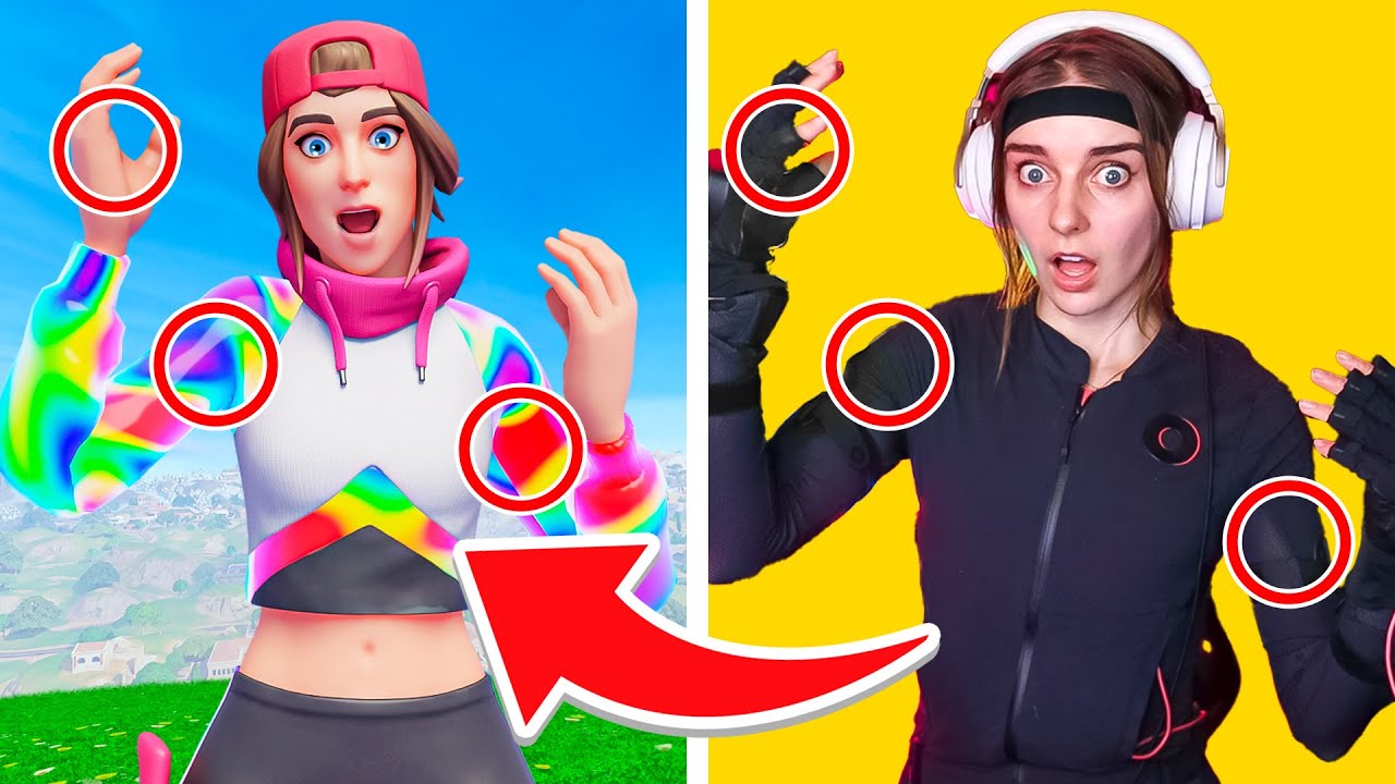 I Became MY FORTNITE SKIN (World's First)