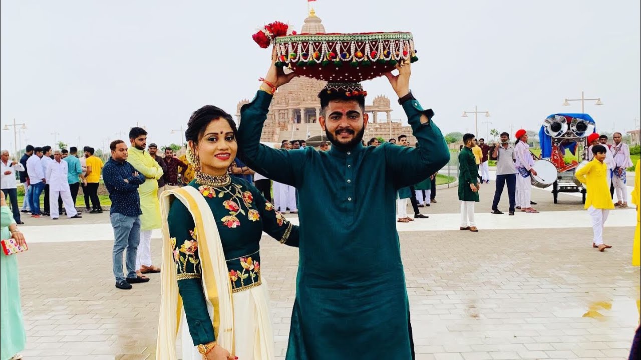 Khodaldham Dhaja Mahotsav🙏🏻 #2019 #Kagvad #Ankit❤️Jeny #khodaldhamtemple