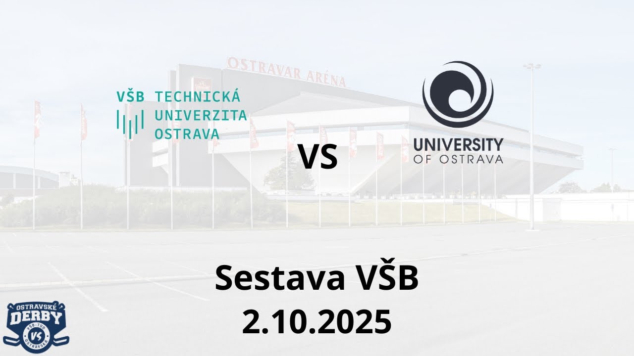 Ostravské Derby 2025 - sestava VŠB