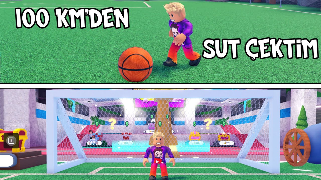 100 Km'den Şut Çektim Gol Oldu | Roblox Goal Kick Simulator