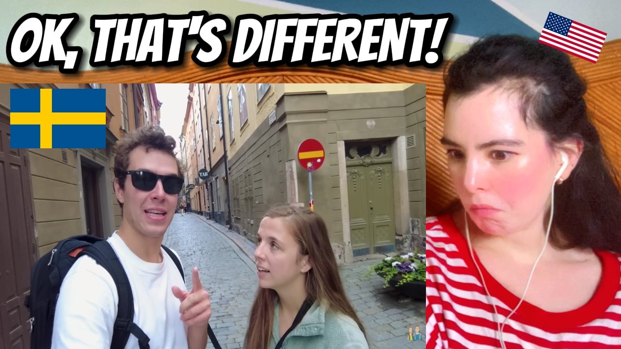 American Girl Reacts to First Time in SWEDEN (Exploring Stockholm)