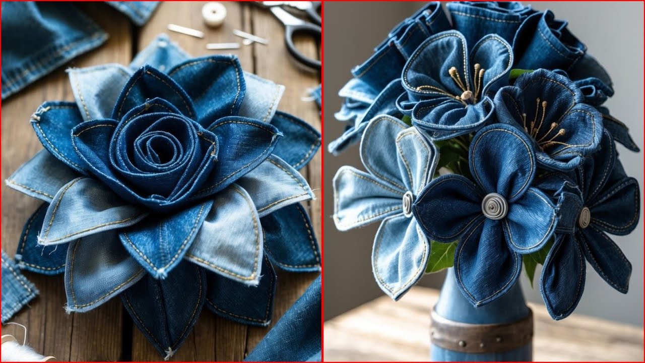 Удивительные поделки своими руками из старых джинсов ✂️ Бюджетные идеи || Преображение джинсов