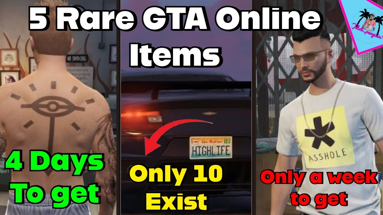 5 самых редких предметов в истории GTA Online