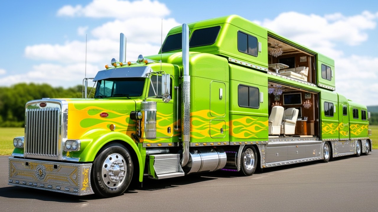 12 BIGGEST and Most ABSURD Sleeper Cabs That Cost More Than Houses