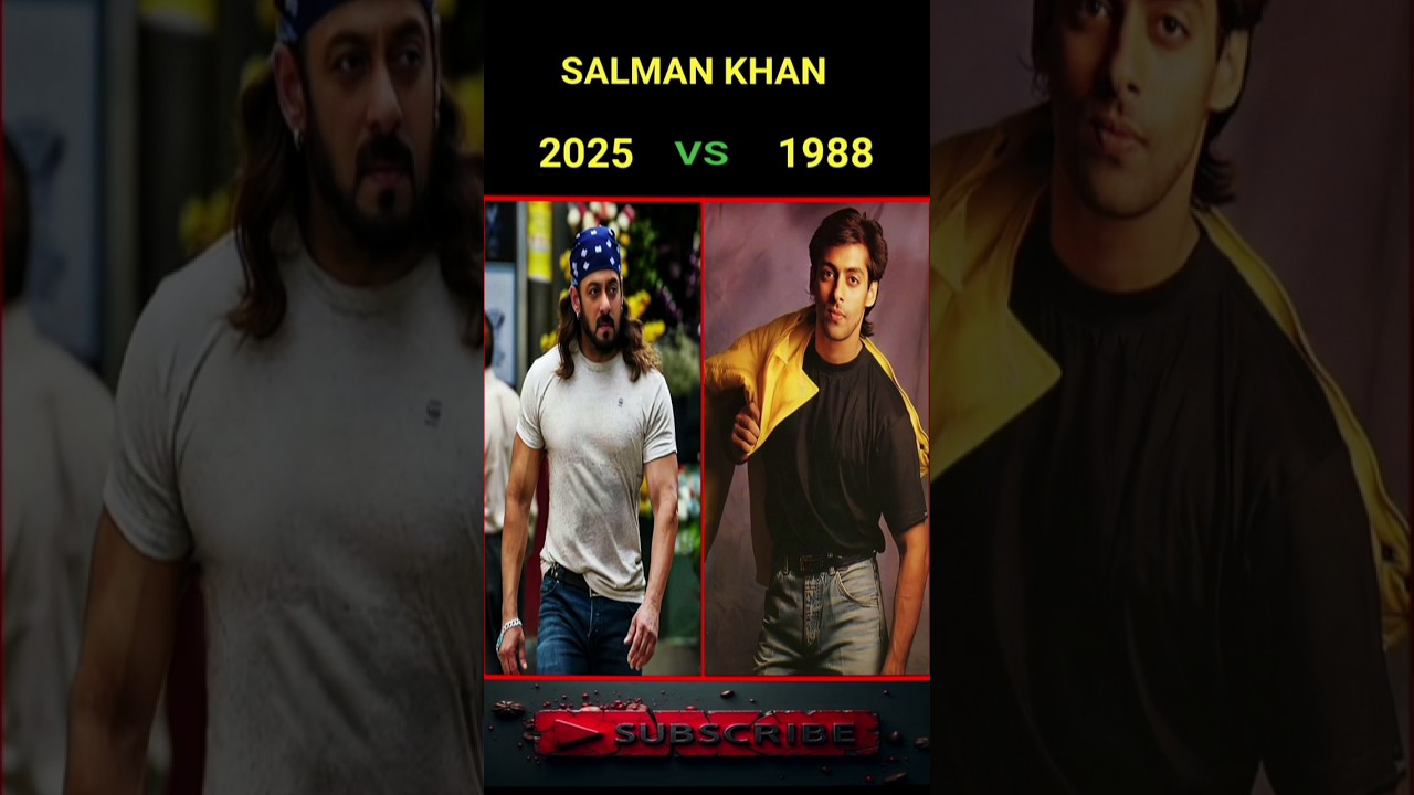 First Movie Look vs 2025 Look | Bollywood Actors #movie #bollywood #shahrukh #salmankhan