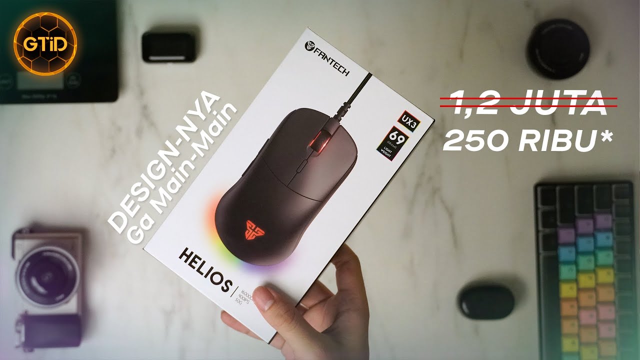 MOUSE SUPER RINGAN Collab sama PRO PLAYER, Bikin JAGO ?! | FANTECH HELIOS UX3