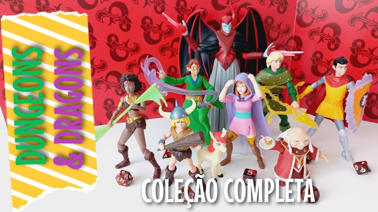 CAVERNA DO DRAGÃO HASBRO - DUNGEONS & DRAGONS - COLEÇÃO COMPLETA!! VALE A PENA? REVIEW#0