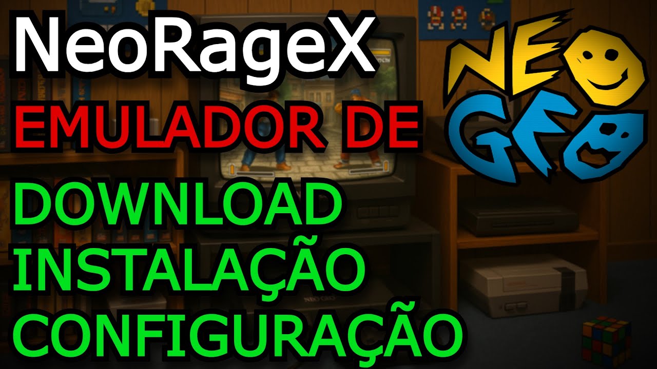 NEORAGEx - EMULADOR DE NEO GEO - TUTORIAL COMPLETO