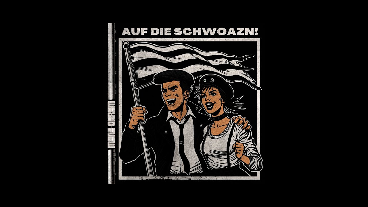 mono-chrom - AUF DIE SCHWOAZN! (Lyric Video)