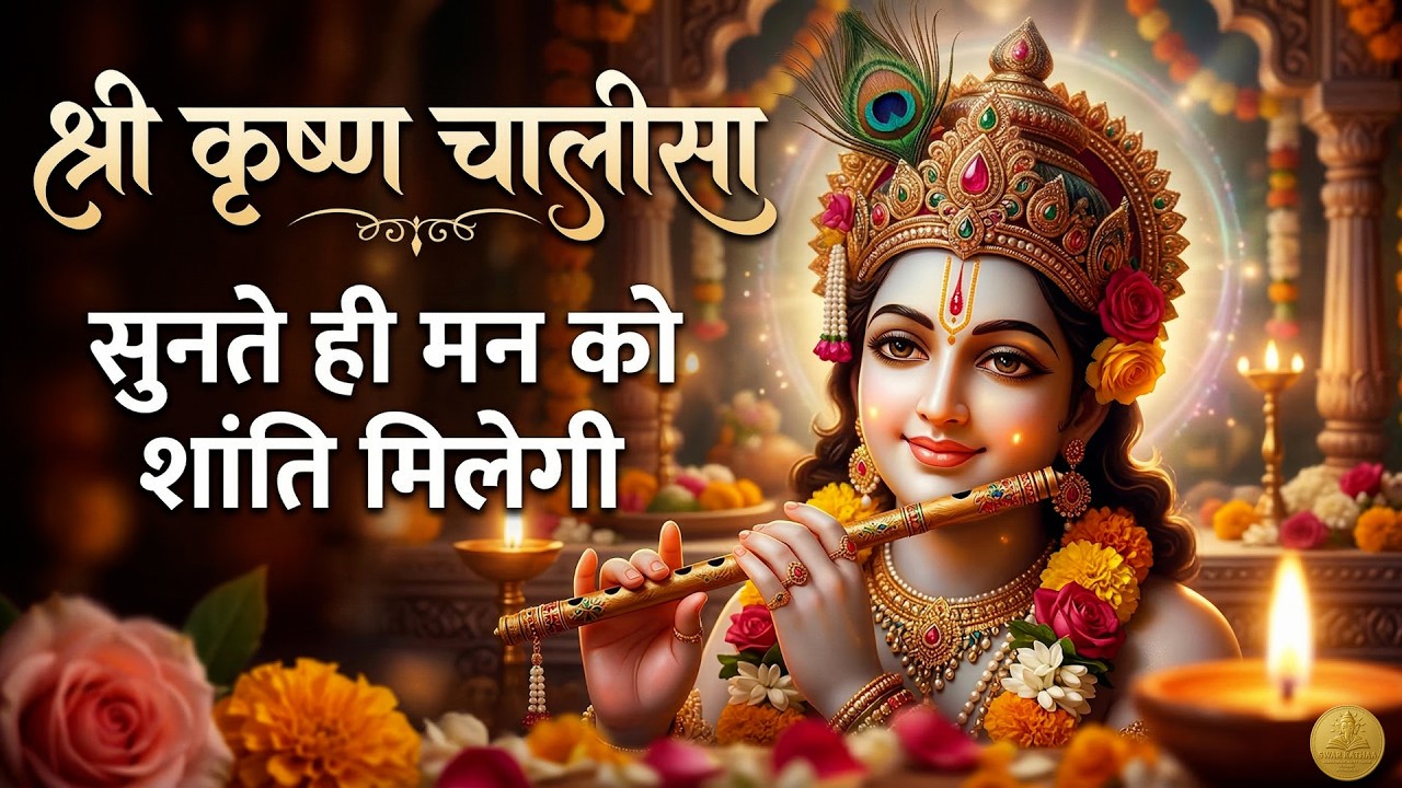 श्री कृष्ण चालीसा | सुनते ही मन को शांति मिलेगी | मन की शांति और भक्ति के लिए पावन पाठ