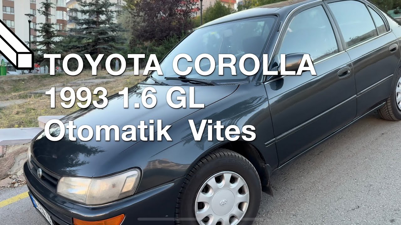 Efsane Kasa Toyota Corolla 1.6 Otomatik 1993 GL Testi ( AE101 )