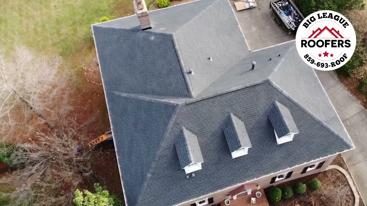 Roof Replacement Drone View - Lexington Kentucky Andover