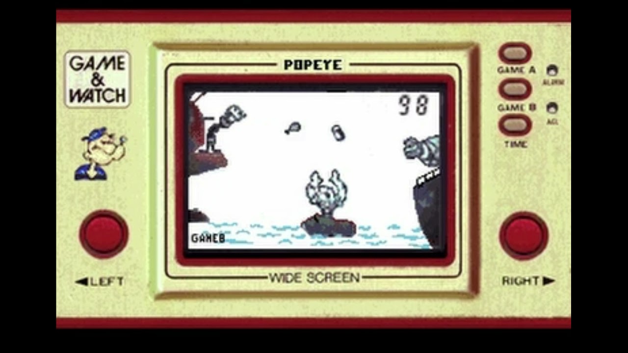 Popeye (Handheld Game) - Game B Longplay