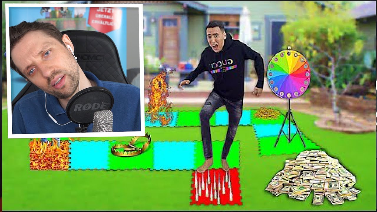 Benx REAGIERT auf RIESEN BRETTSPIEL CHALLENGE! (10.000€ oder?)