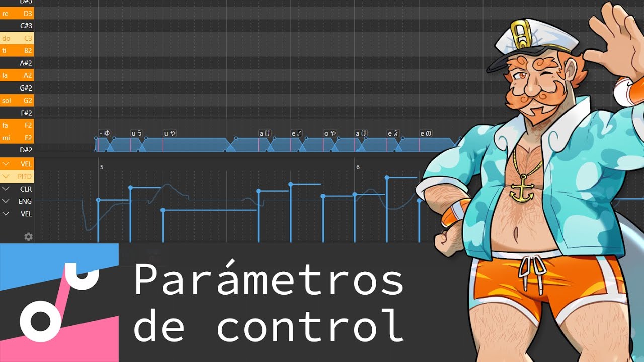 Tutorial OpenUtau (cap 2): Par&aacute;metros de control