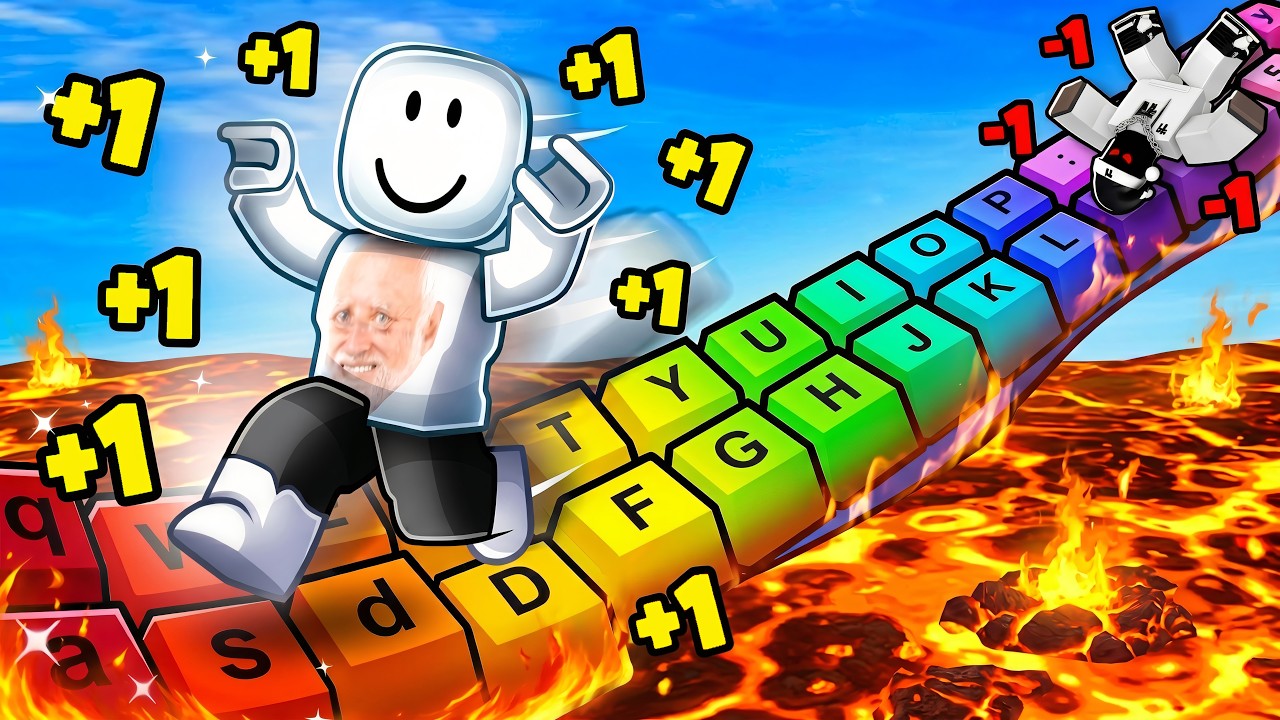 Becoming the FASTEST Player in +1 Speed Keyboard Escape!
