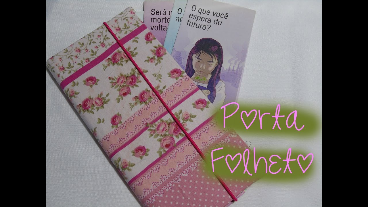 DIY - Como fazer porta folhetos