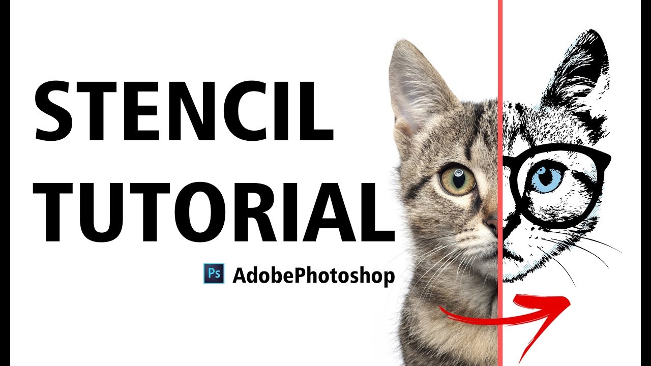 Easy and Fast Way to Create Design fro Beginners in Photoshop | Tutorial | Turn Photo into a Stencil