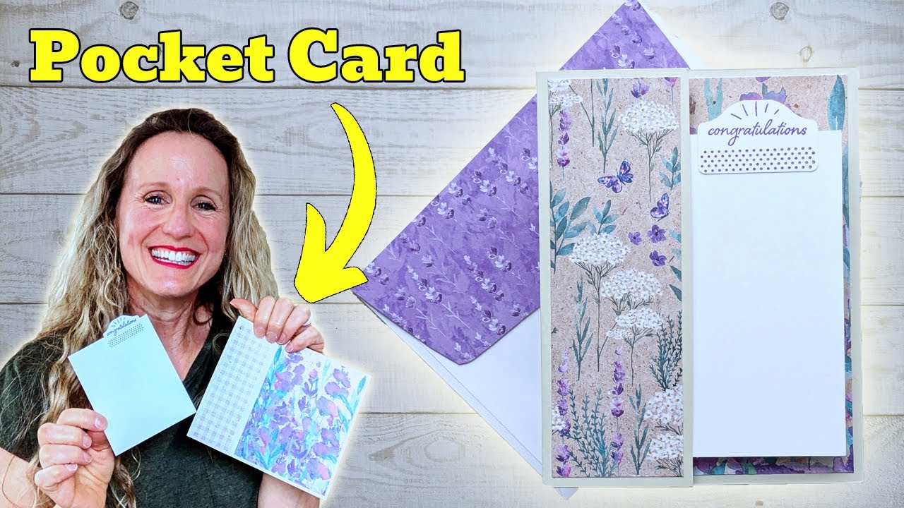 Make a Gift Card Holder Pocket Card | Quick & Easy!