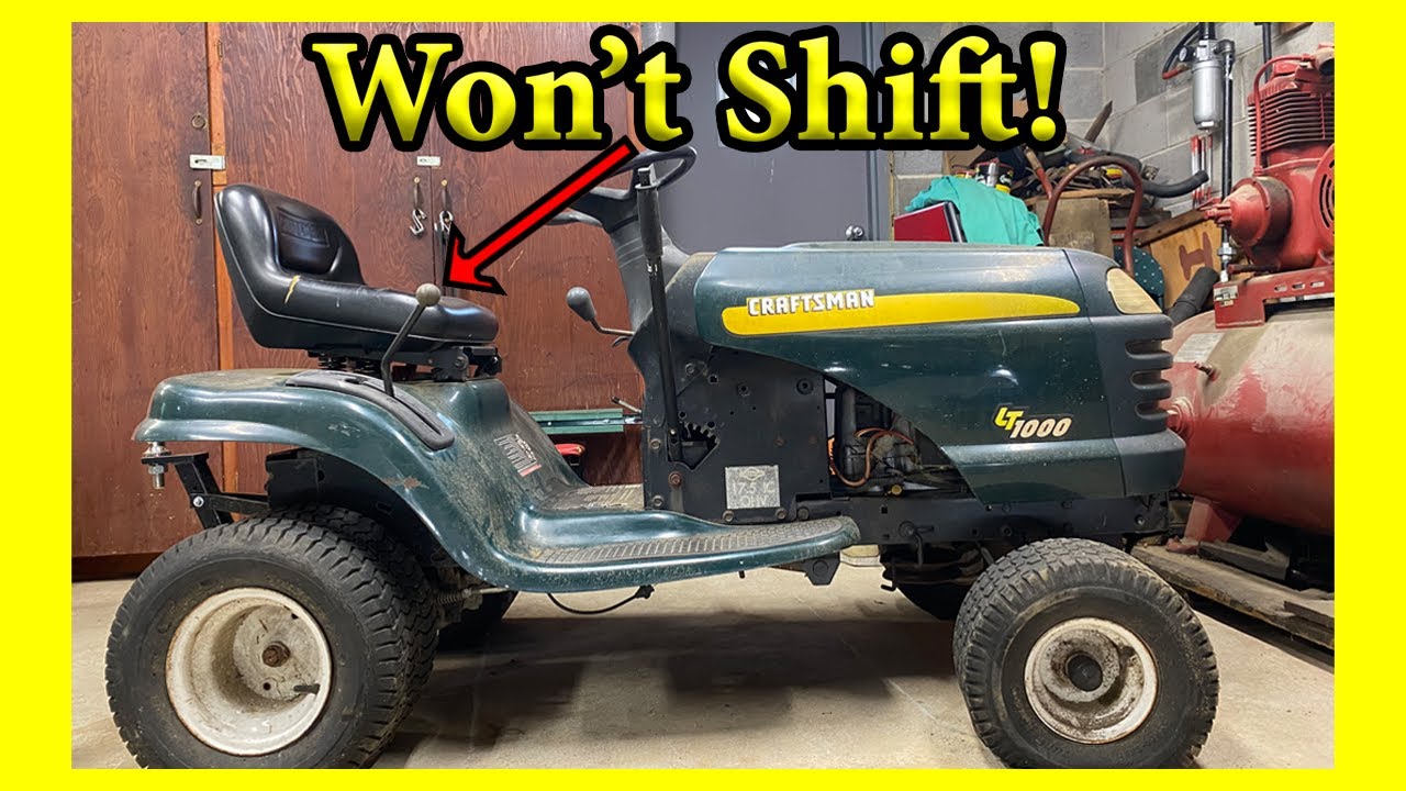 This mower won't Shift, Can We Fix It?