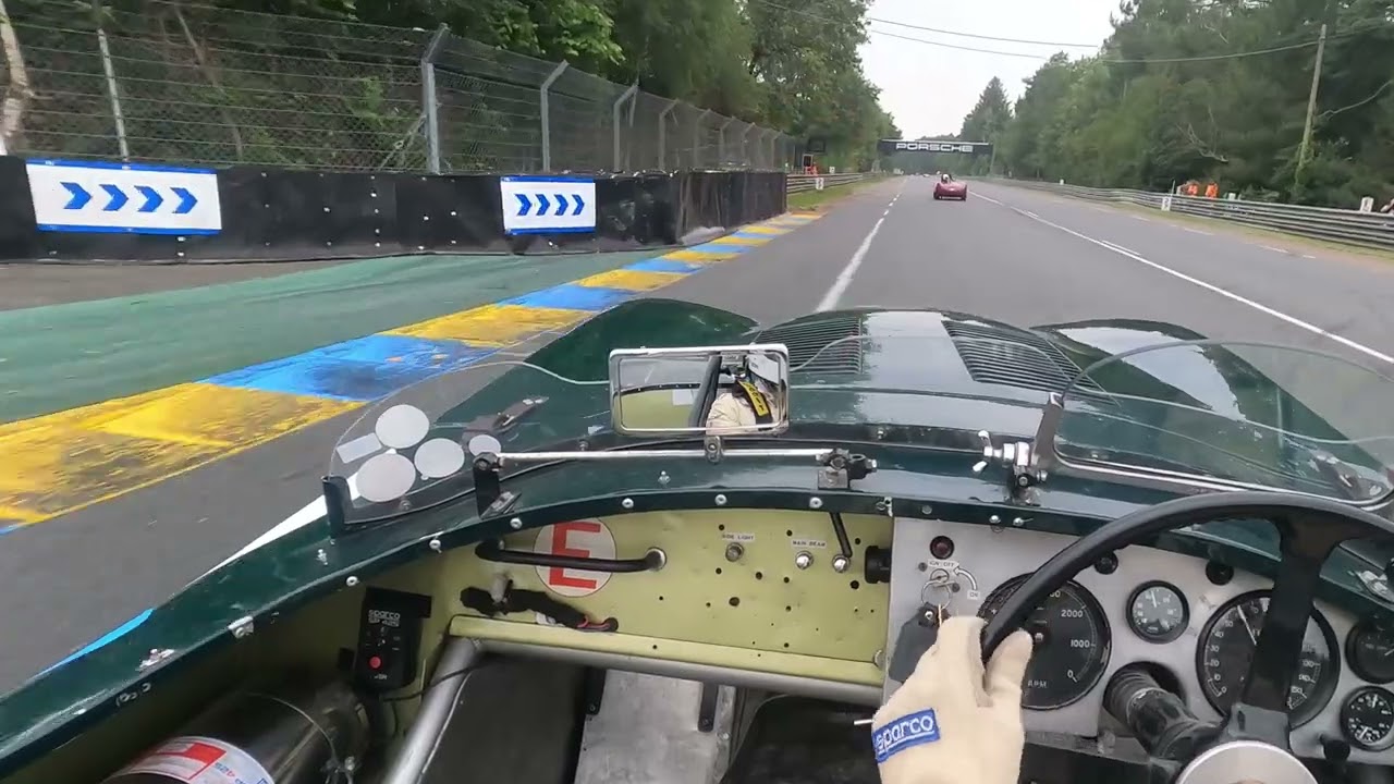 Le Mans Classic 2023 - Jaguar C-Type - Onboard - Race 1