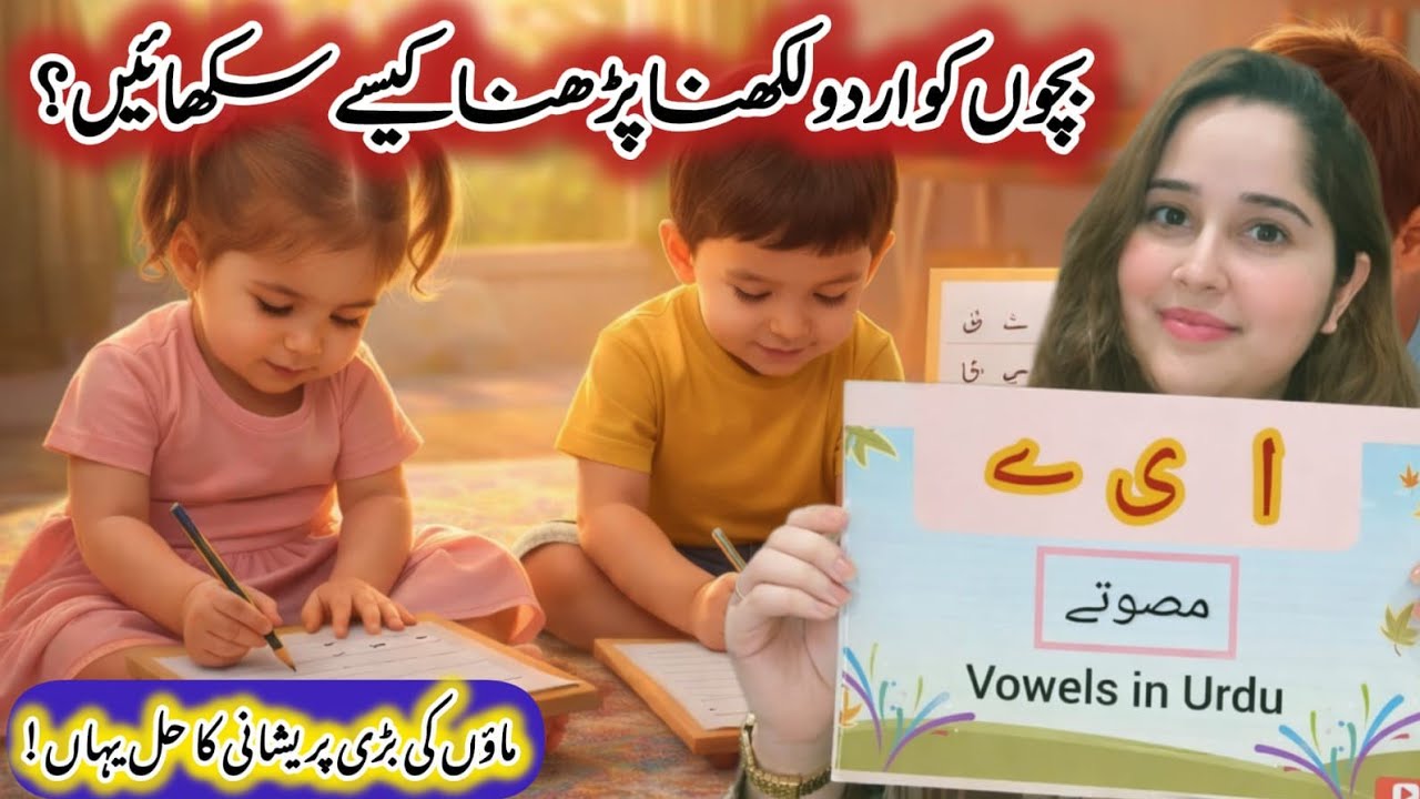 How to Teach Urdu Reading & Writing to Kids at Home | Step-by-Step Guide