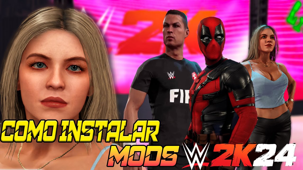 Como Instalar Mods de Lutadores no WWE 2K24 de Forma Fácil - Tutorial PTBR